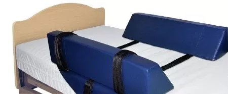 New York Orthopedic Roll-Control Bed Bolster 34 W X 7 D X 8 H Inch Foam Hook and Loop Strap Fastening - M-1000427-4566 - Pair