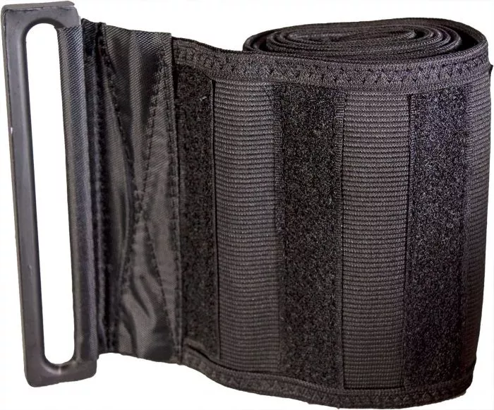 North America RescueBandage Wrap Elastic 5"x38" Black Ea