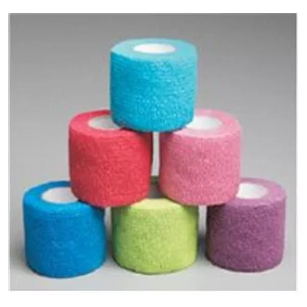 Northcoast Medical Bandage Dema Wrap Elastic 2"x5yd LF Cohesive Colorpack 36Rl/Bx