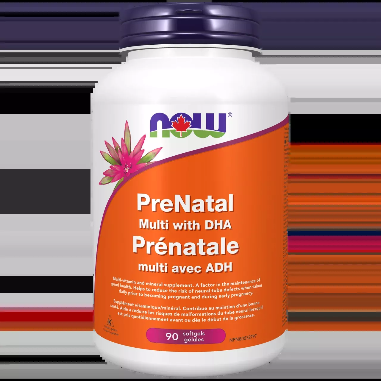 NOW Foods Pre-Natal Multivitamin with DHA Softgels, 180 ct
