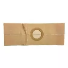 Nu-Form Beige Support Belt 2-7/8" x 3-3/8" Center Belt Ring 4" Wide 36" - 40" Waist Large