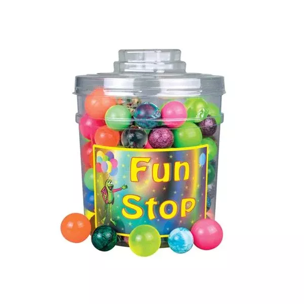 Office Supplies & Practice Mkt Bouncing Balls Canister Mix 32 mm & 38 mm Assorted 132/Pk