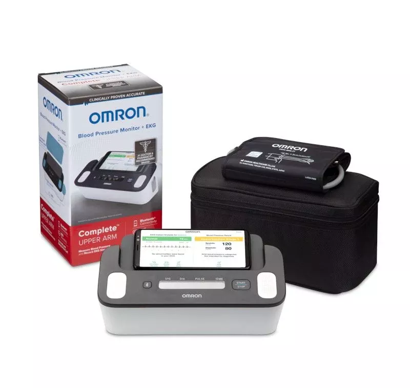 Omron Complete™ Wireless Upper Arm Blood Pressure Plus EKG Monitor
