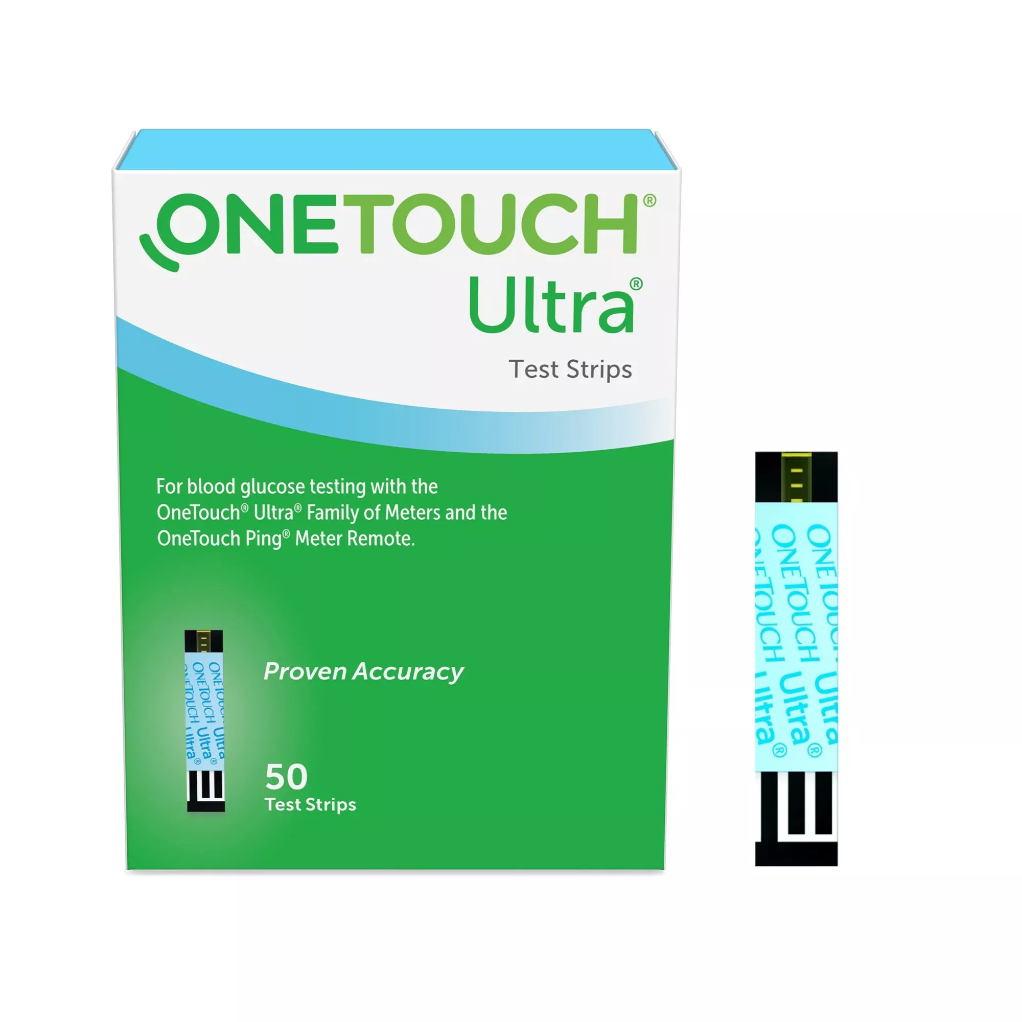 OneTouch Ultra Blue Blood Glucose Test Strip