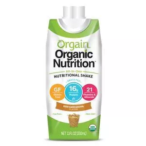 Orgain Organic Nutrition All-in-One Nutritional Shake, Iced Cafe Mocha, 11 fl oz
