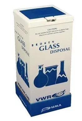 PANTek Technologies LLC Disposal Carton 12 X 12 X 27 Inch For Floor, Broken Glass - M-986832-1431 - Pack of 6