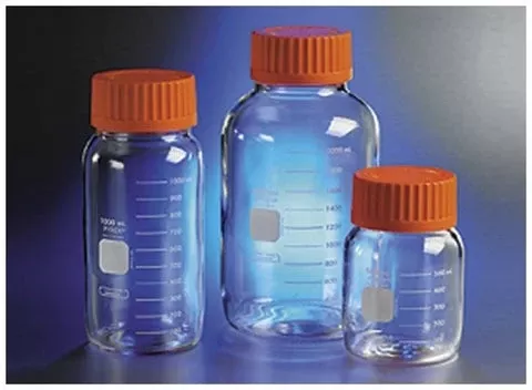 PANTek Technologies LLC Media Storage Bottle PYREX Round / Wide Mouth Polypropylene 500 mL (16 oz.) - M-1057110-4674 - Case of 10
