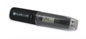 PANTek Technologies LLC Temperature Data Logger with Alarm EasyLog Fahrenheit / Celsius -31° to +176°F (-35° to +80°C) Internal Sensor Wall Mount Battery Operated - M-830460-2333 - Each