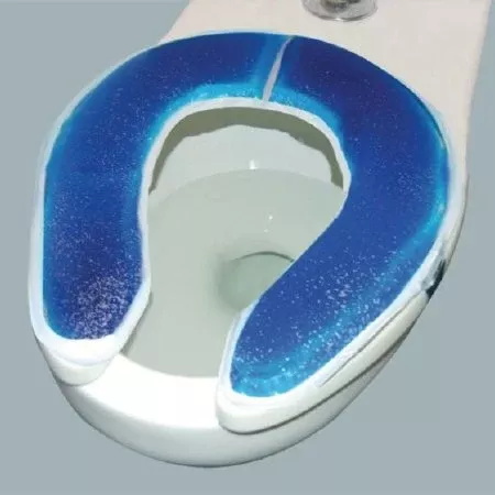 Patterson Medical Supply Commode Cushion Skil-Care™ Vinyl Surface, 1.5 X 14 X 18 Inch, Gel Foam, 350 lbs. Weight Capacity - M-868122-4117 - Each