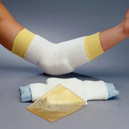 Patterson Medical Supply Heel / Elbow Protection Sleeve Rolyan Medium / Large Blue - M-502872-1956 - Pair