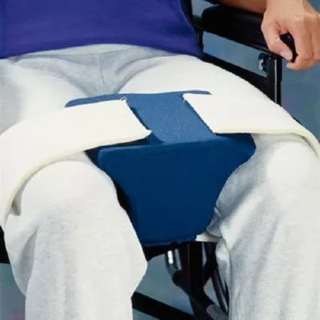 Patterson Medical Supply Knee Abduction Cushion Rolyan 4 Inch Width Foam Hook and Loop Strap Fastening - M-577502-1084 - Each