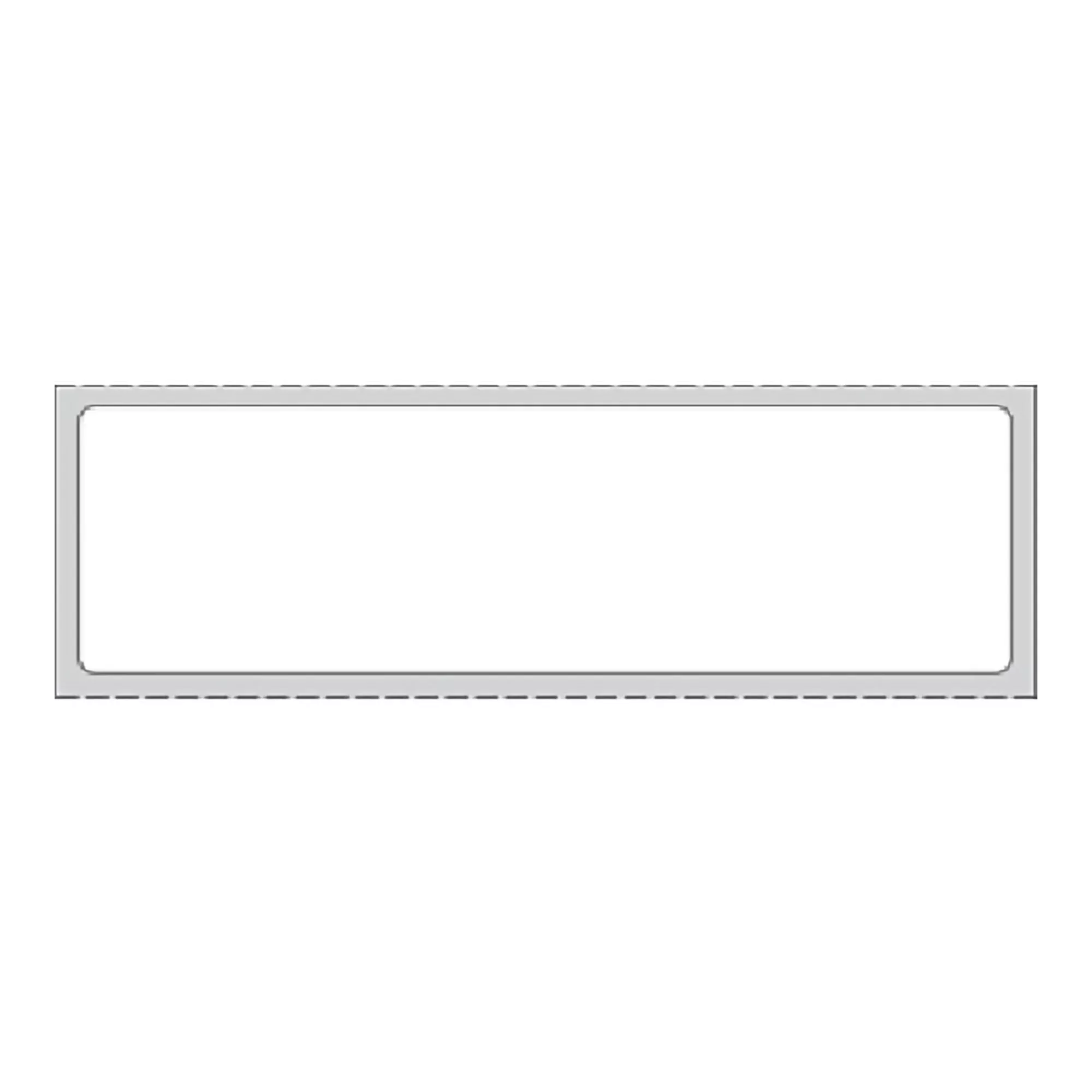 PDC Blank Thermal Label, 3-1/2 x 1 Inch