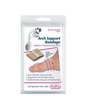 Pedifix Bandage Support Arch Nyl/Spndx Beige Sz OSFM 1/PK