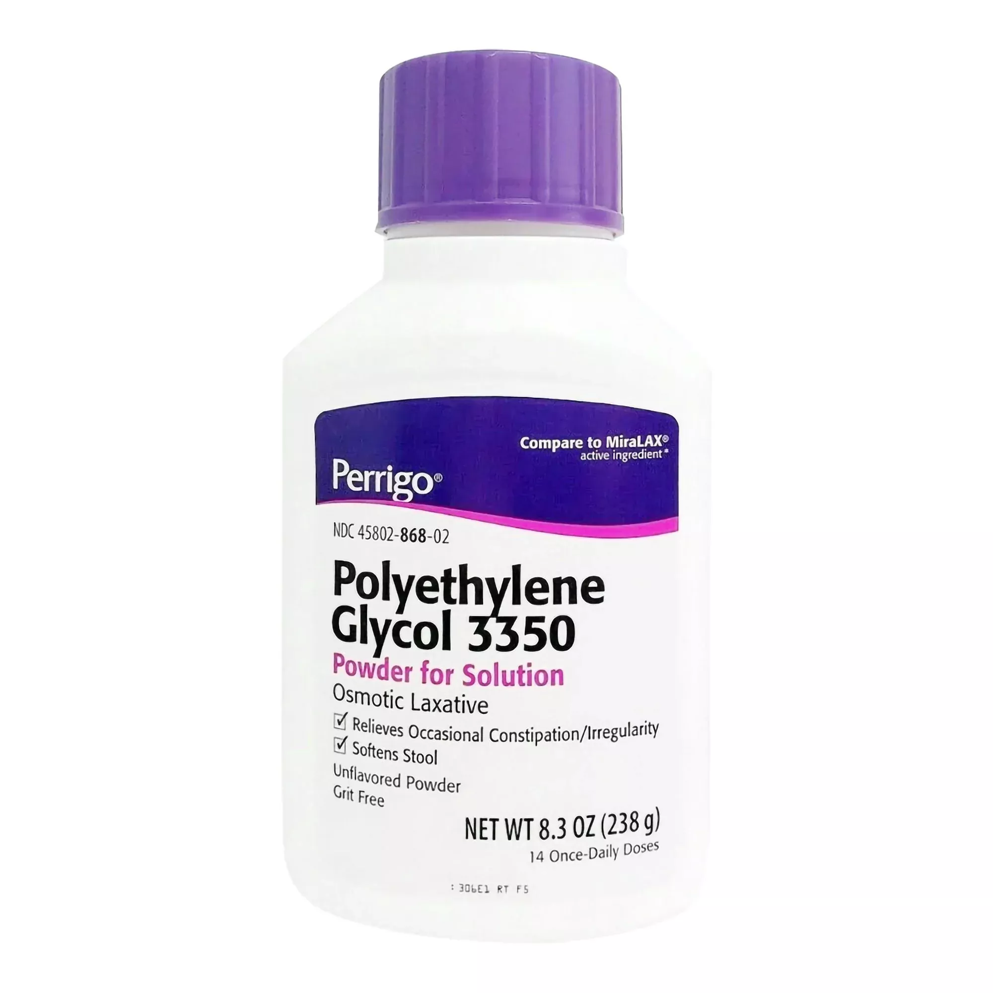 Perrigo Polyethylene Glycol 3350 Cathartic / Laxative