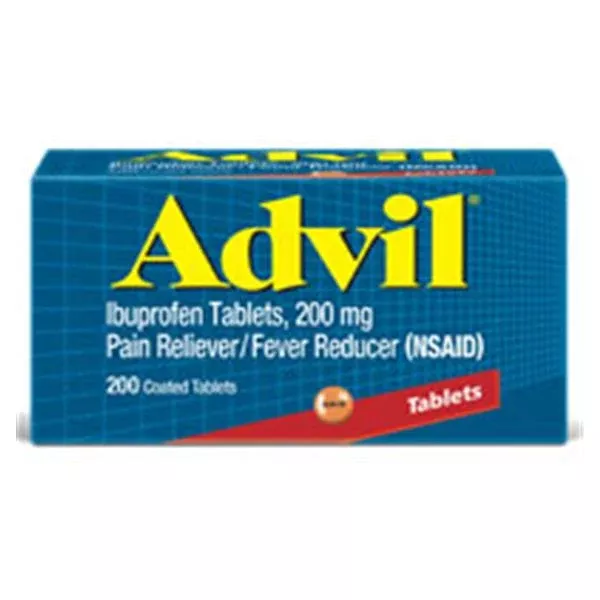 Pfizer Consumer Health Advil 200mg Tablets 200/Bt, 12 BT/CA (573015475)