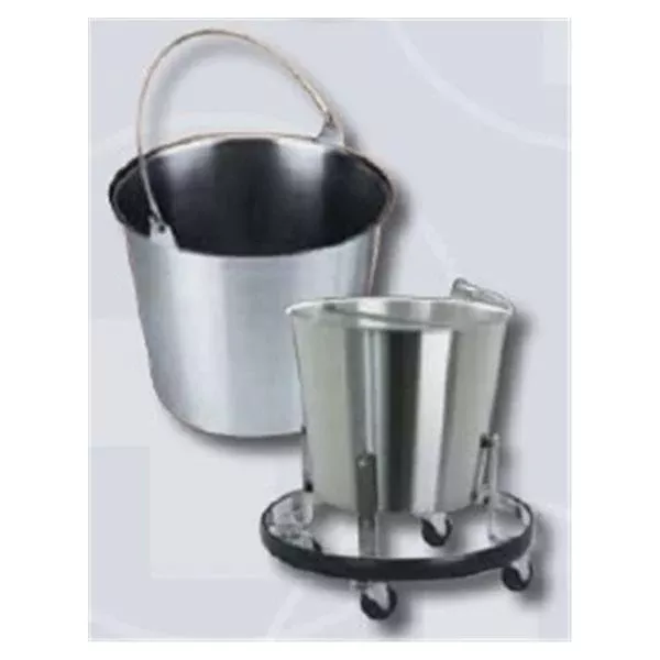 Polarware Bucket Hospital Stainless Steel 20qt Ea