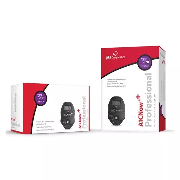 Polymer Technology Systems A1C Now+ HbA1c Test Kit 10/Bx, 48 BX/CA (3024)