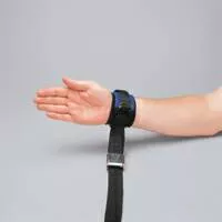 Posey Ankle Restraint Twice-as-Tough™ Cuffs One Size Fits Most Hook and Loop Closure 1-Strap - M-358350-2599 - Pair