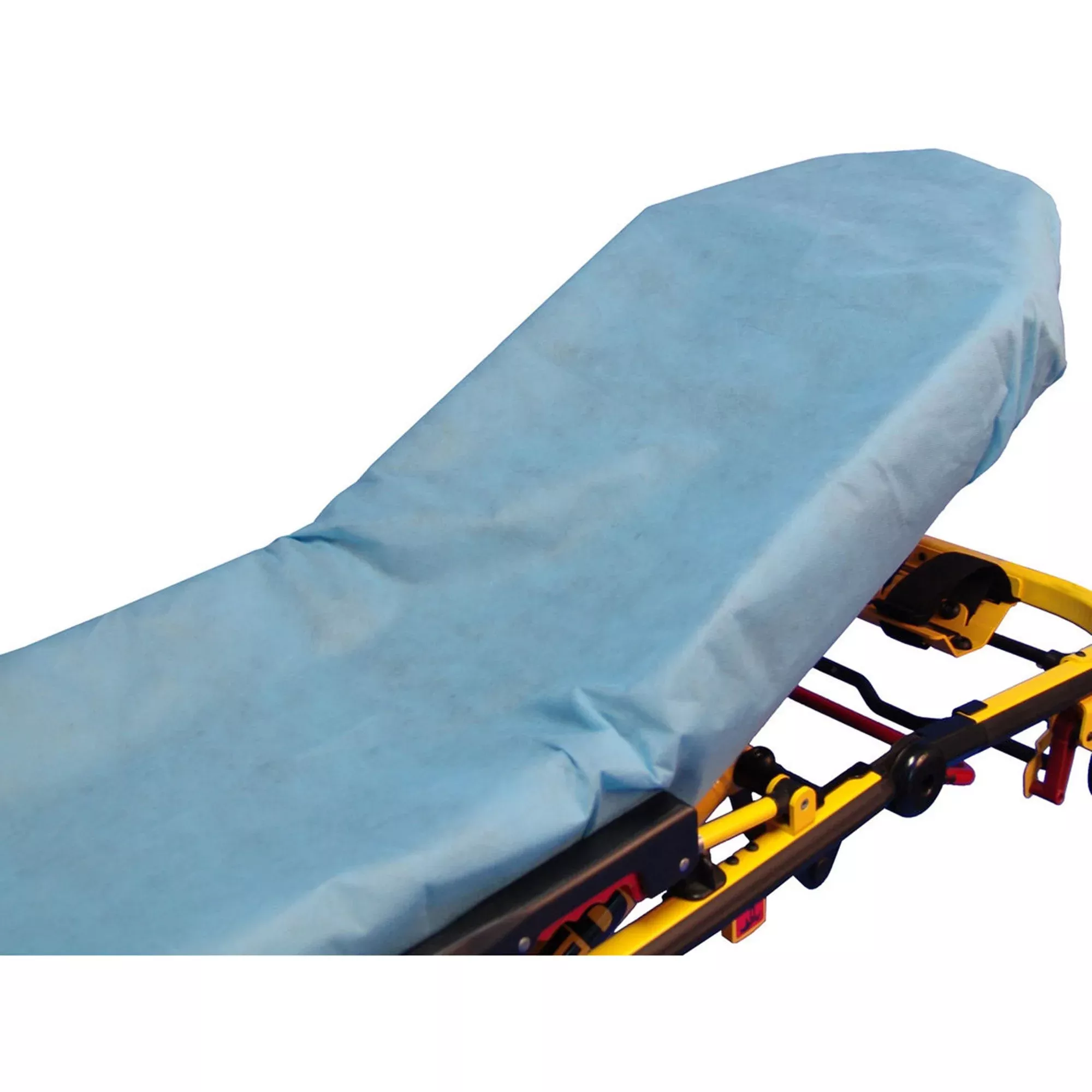 Power-Fit Blue Fitted Stretcher Sheet, 33 x 89 Inch