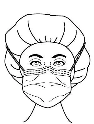 Precept Foam Fog Shield Surgical Mask, Green Diamond