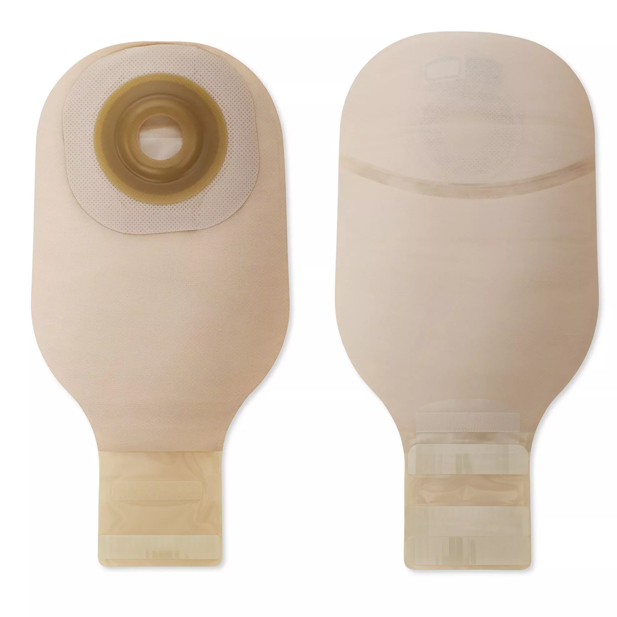 Premier™ Flextend™ One-Piece Beige Ostomy Pouch, Pre-cut to Fit 22 mm Stomas