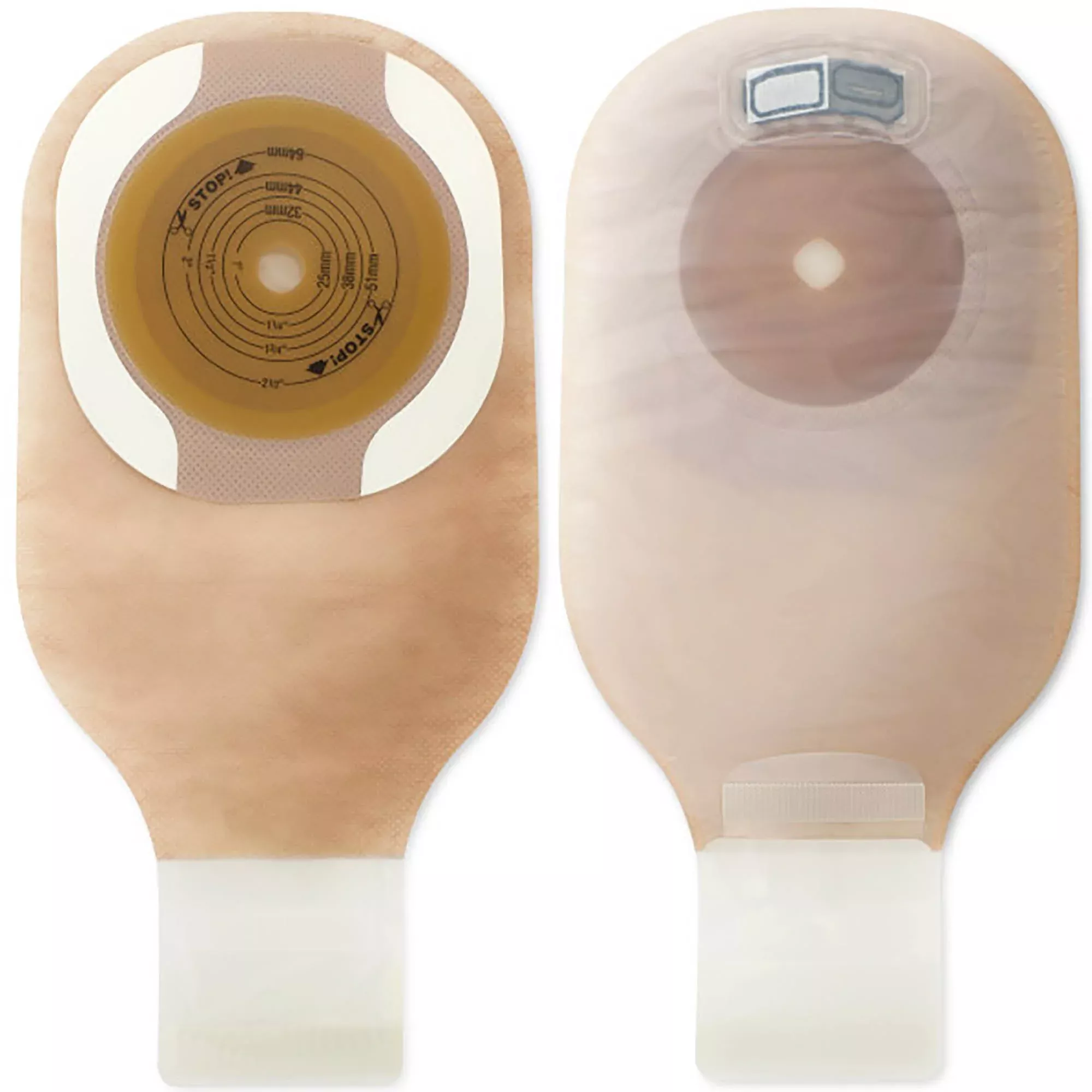 Premier One-Piece Drainable Ostomy Pouch Soft Convex Pre-Cut 38mm 12" | Hollister 8578