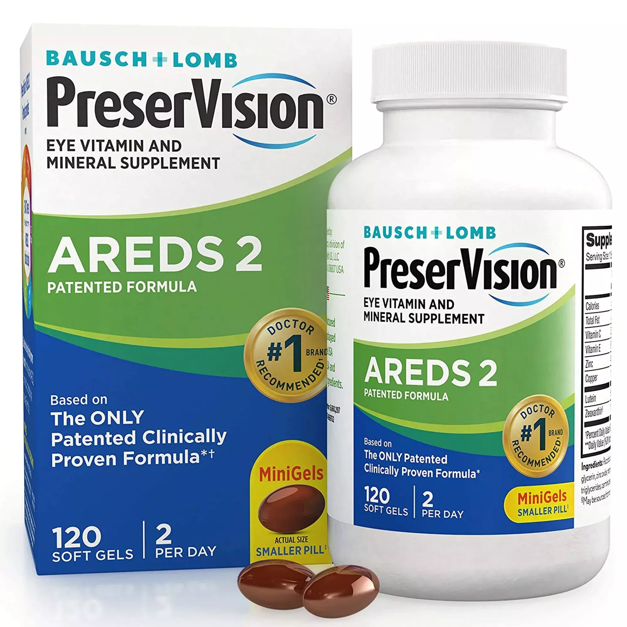 PreserVision Areds 2 Ascorbic Acid / Vitamin E Eye Supplement