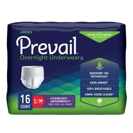 Prevail Overnight Pull-On Underwear, Unisex
