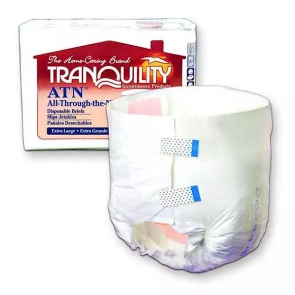 Priple Business Ent Brief Tranquility ATN Adlt Unsx XL 56-64 Max Odr Rdctn Wht 72/Ca