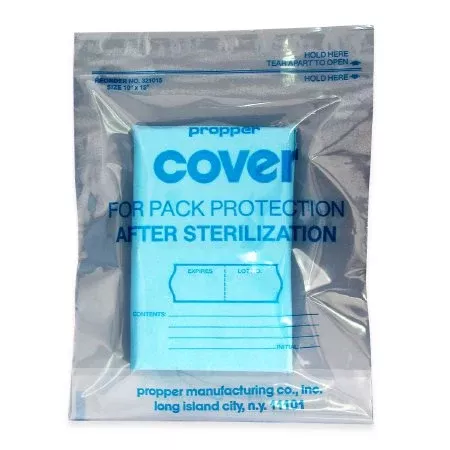 Propper Manufacturing Dust Cover 10 X 15 Inch, Plastic, Heat Seal - M-54381-1220 - Case of 1000