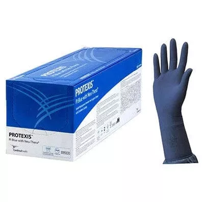 Protexis PI Blue with Neu-Thera Surgical Glove, Powder-Free