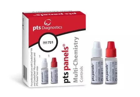 PTS Diagnostics Caridac / Lipids / General Chemistry Test Control Kit PTS Panels™ Multi-Chemistry Cholesterol / Triglycerides / Glucose 2 Levels 1 X 2 X 1.5 mL - M-500348-1917 - Each