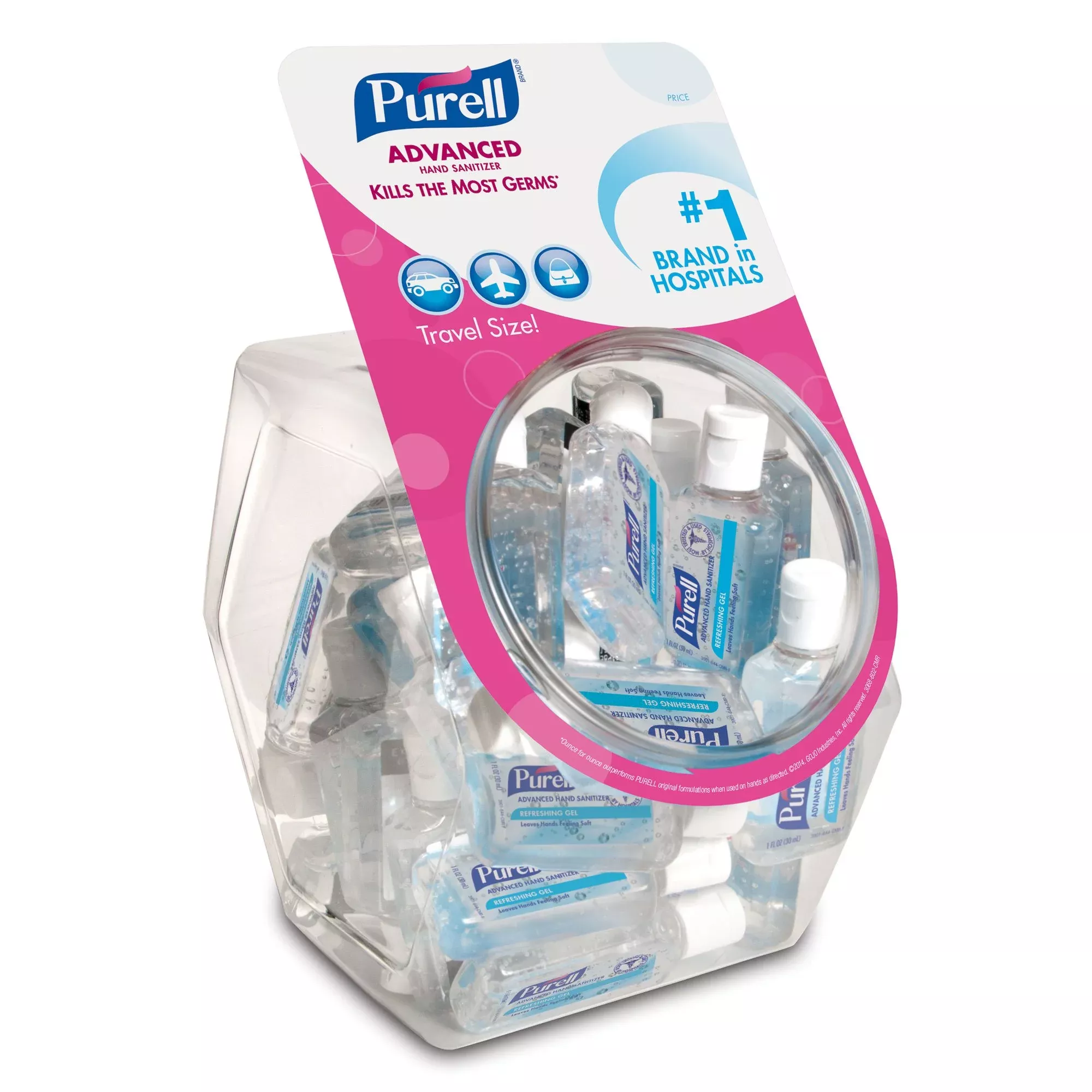 Purell Advanced Travel Size Hand Sanitizer Display