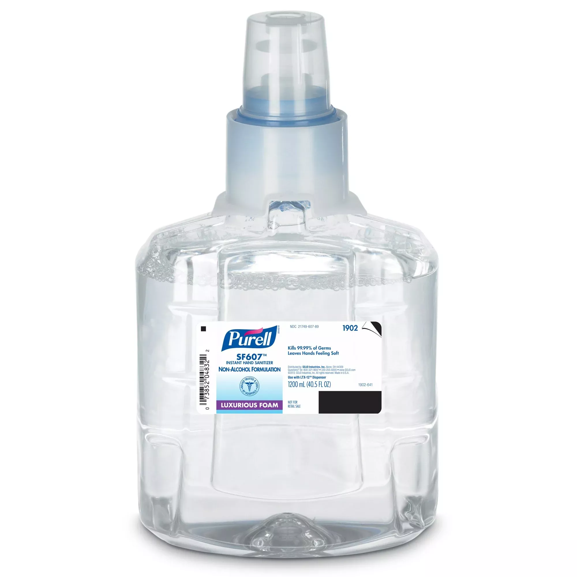 Purell SF607™ BZK Hand Sanitizer Foam. 1,200 mL Refill for LTX™ Dispensers