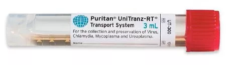 Puritan Medical Products Transport Media UniTranz-RT Universal Transport Medium Translucent with Red Cap Tube Format - M-1074335-3003 - Box of 50