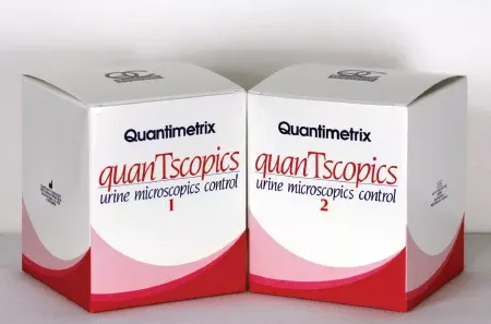 Quantimetrix Urine Chemistry Urinalysis Control QuanTscopics Urinalysis / Microscopics Level 2 / High 4 X 120 mL - M-225499-2310 - Box of 4