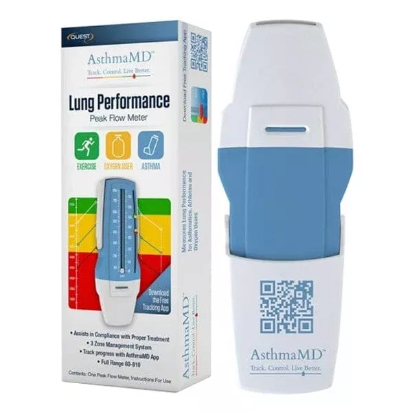 Quest AsthmaMD™ Lung Performance Peak Flow Meter
