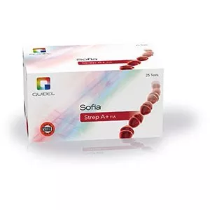 Quidel Analyzer and Strep A+ Test Kit, Refurbished Sofia 3 X 25 Tests CLIA Waived - M-1153381-4645 - Each