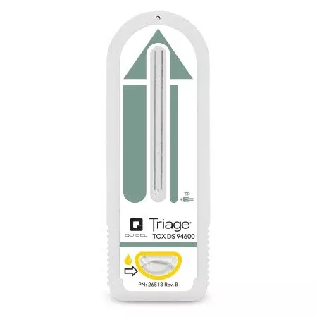 Quidel Drugs of Abuse Test Triage TOX Drug Screen 9-Drug Panel AMP, BAR, BZO, COC, mAMP/MET, MTD, OPI, THC, TCA Urine Sample 25 Tests - M-1142810-414 - Box of 25