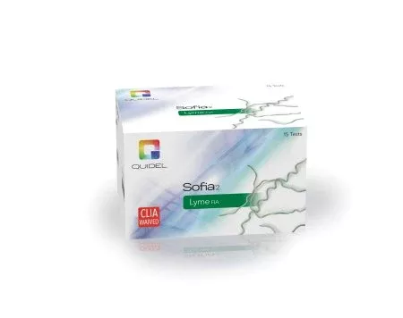Quidel Test Starter Kit Sofia 2 Fluorescence Immunoassay (FIA) Lyme Disease Test Whole Blood Sample 15 Tests - M-1113894-3905 - Each
