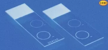 Richard-Allan Scientific Microscope Slide Shandon™ Double Cytoslide™ 25 X 75 mm Frosted End, Double Circle, Coated - M-680463-4257 - Case of 100
