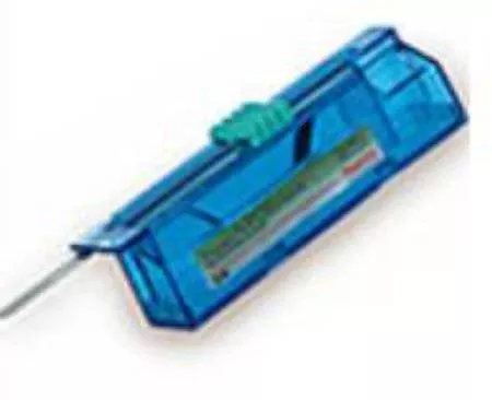 Richard-Allan Scientific Microtome Blade MX35 Premier Low Profile, PTFE Coated Stainless Steel, 0.25 mm, 34° Cutting Angle, 8 X 80 mm, Disposable - M-680462-3337 - Pack of 50