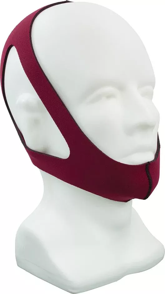 Roscoe 3 Point Chin Strap, Adjustable, Ruby Red