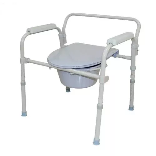 Roscoe Viverity ProBasics Folding Commode with Full Seat, Each, ROSB105-2R