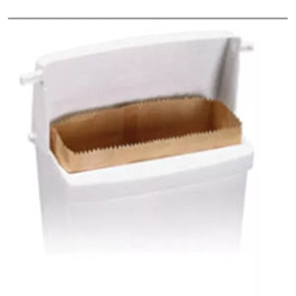 Rubbermaid Bag Receptacle Waxed Paper 8-3/4x8-1/2" Brown 250/Ca