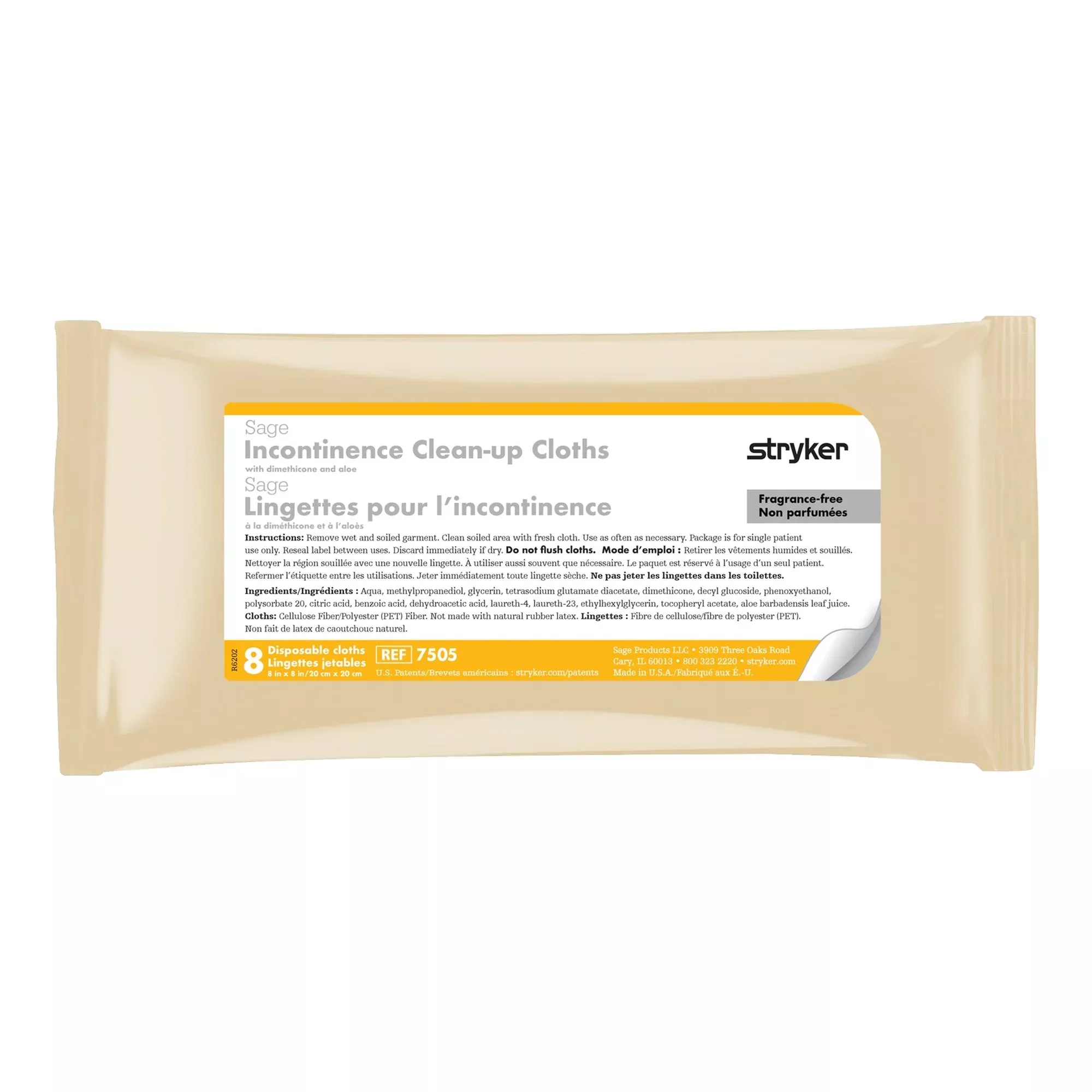 Sage Incontinent Care Wipe