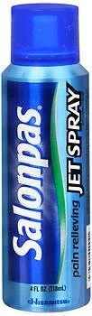 Salonpas Pain Relieving Jet Spray, 4-ounce spray can