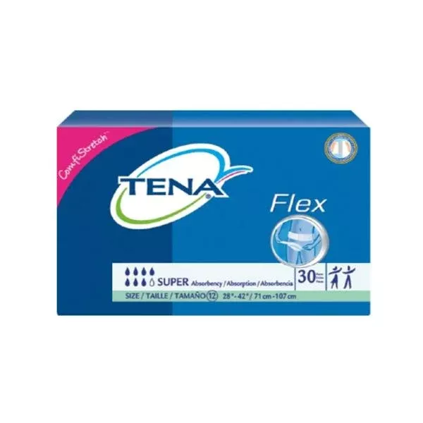 SCA ontinence Brief Tena Flex Super Adult Medium 28-42" Heavy 90/Ca