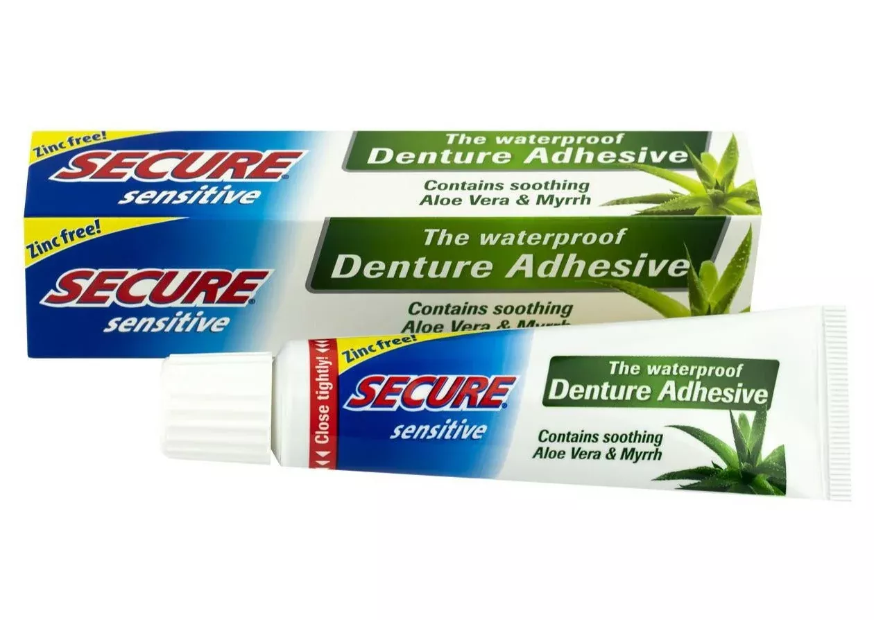 Secure Sensitive Denture Adhesive Cream