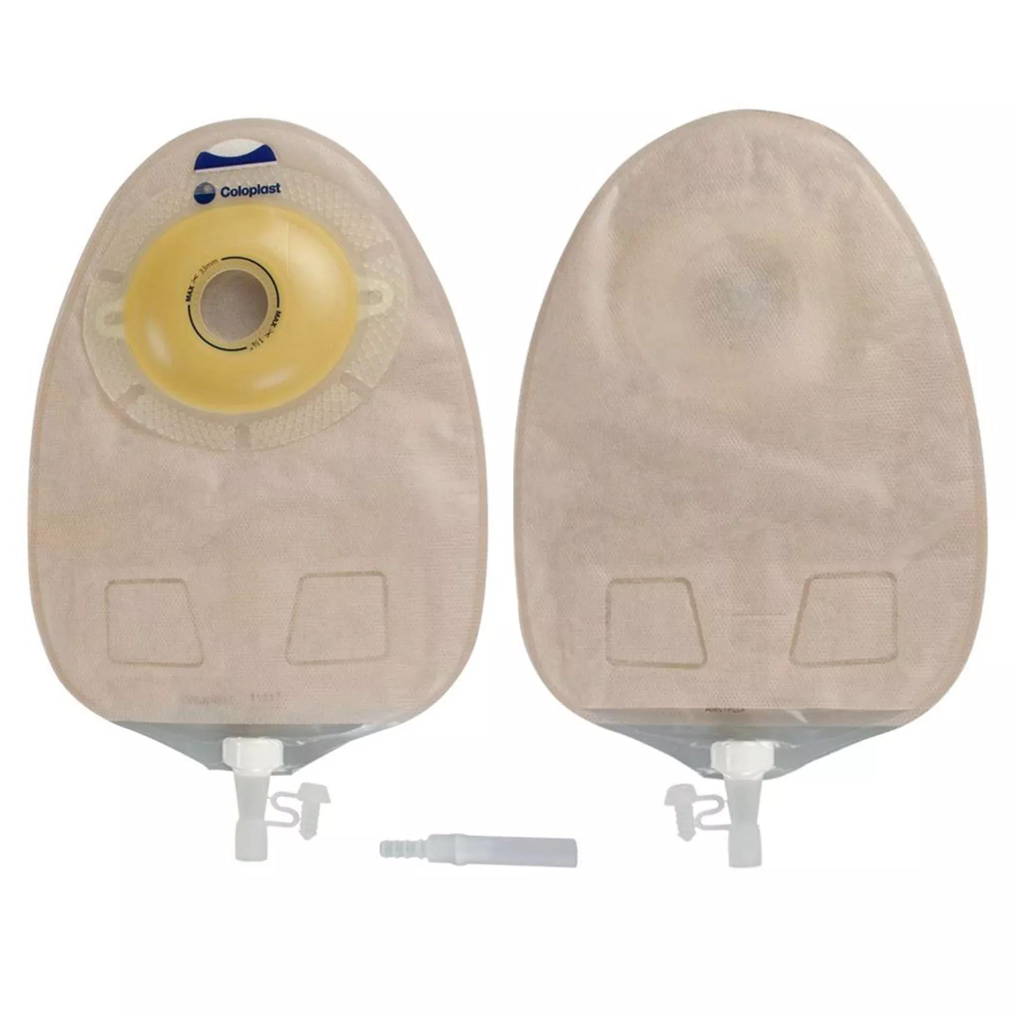 SenSura Convex Light 1-Piece Opaque Urostomy Pouch, 32mm Stoma